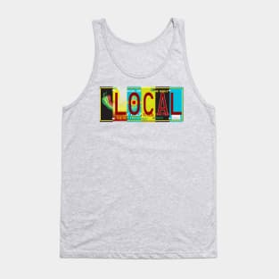 New Mexico Local, License Plates Tank Top